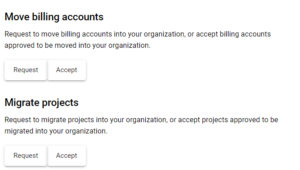 migrate projects gcp organization